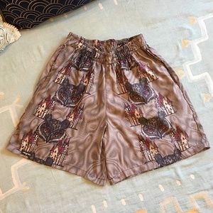 Milagrosa Owl & Castle Graphic Swim Trunks | Size S